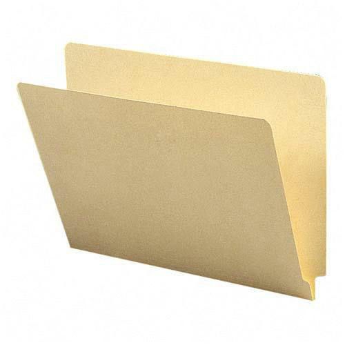 Smead Smd-24100 Straight Cut End Tab Folder - Letter 8.5&#034; X 11&#034; 0.75&#034;