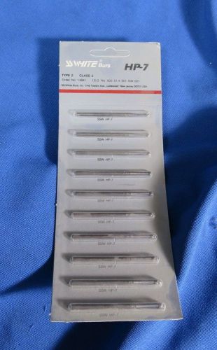 Package of 10 SS White HP-7 Burs