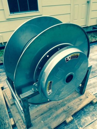 Hannay hose reel--stainless steel for def with roller assembly--nos  spring for sale