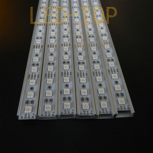 10M 20PCS 0.5M 5050 RGB LED 36LEDs rigid Hard Light Strip With U Aluminum Shell