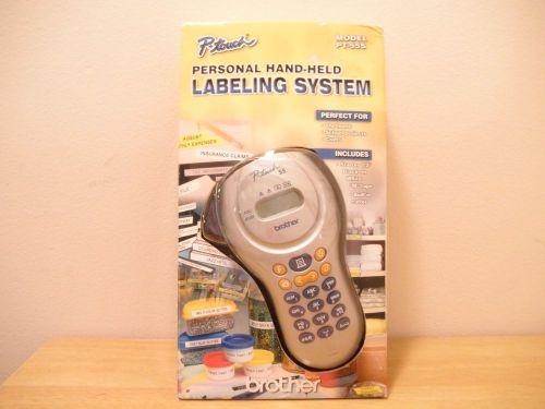 NEW BROTHER P-TOUCH PT-55S HAND-HELD HANDHELD HAND HELD LABEL MAKER SYSTEM