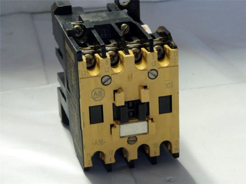 Allen Bradley Contactor 100-A18ND3, Series C, 18 Amp,  120 Vac coil, USA SELLER