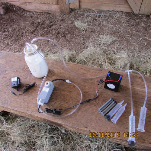 Goat sheep cow battery powered 12 volt 120 volt or  220 volt european 1/2 gallon for sale