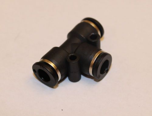 Push/quick connect t fittings  1/4&#034; od tubing tee union hose (10) water/air for sale