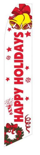 HAPPY HOLIDAYS  X-Large Swooper Flag - N-2034