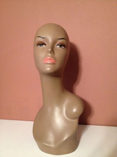 Female mannequin Head For Wigs, Hats, And Scarfs.