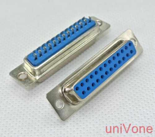 Solder cup d-sub connector 25 postions,db25 female.10pcs for sale