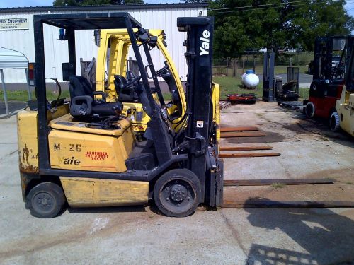 5000lb yale forklift, glc050, sideshifter, lpgas, 5000lbs capacity for sale