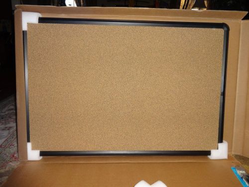 Best-rite 2&#039; x 3&#039; black splash-cork eco bulletin board for sale