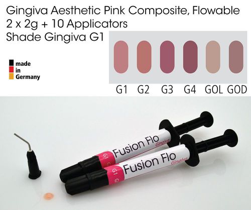 Gingiva G1 Pink  Aesthetic Flowable Composite Restorative, 2 x 2g DENTAL SUPPLY