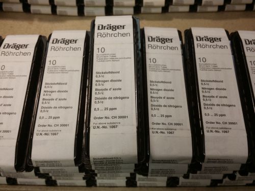 Drager rohrchen ch30001 short term nitrogen dioxide tubes 0.5/c 0.5-25 ppm for sale