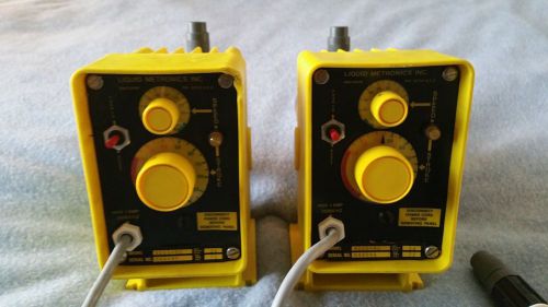 2 LIQUID METRONICS Metering PUMPS A111-92 75psi 24GPD output 115v Tested WORKS