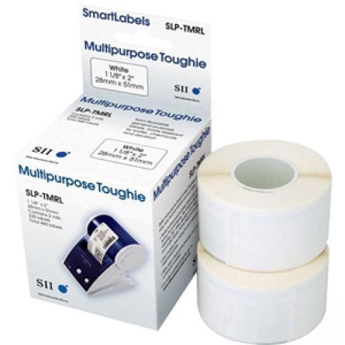 Seiko SmartLabel SLP-TMRL Toughie Multipurpose Label - 1.12  Width x 2  Length -