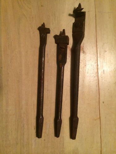 Vintage Lot Of 3 Micro Dial Expansive Drill Bits