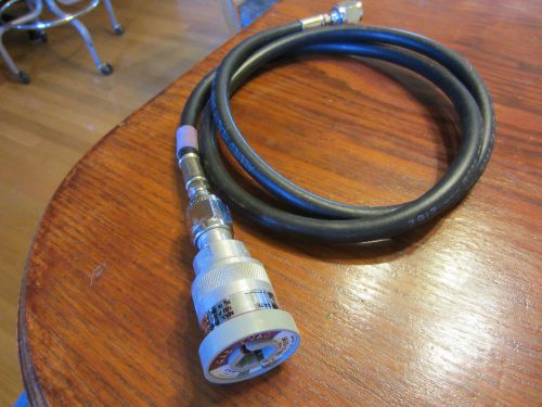 Oxequip medical all gas evac body outlet and 5 ft hose for sale