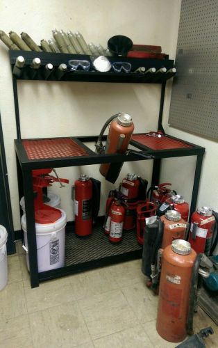 Ansul filling station table / fire extinguishers