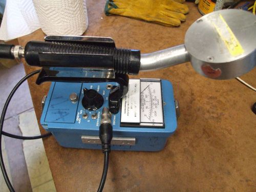 Wm. B. Johnson GSM-10S Geiger counter Survey meter with pancake probe, works, NR