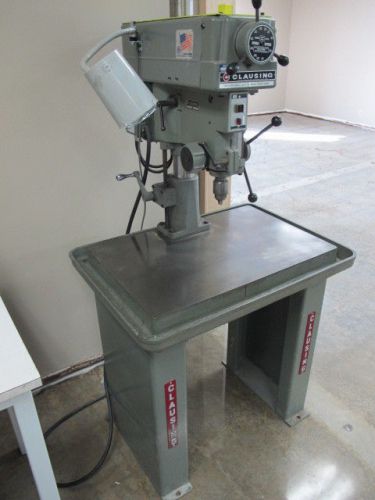 Clausing Model 1685 15&#034; Drill Press w/ Heavy Duty Base