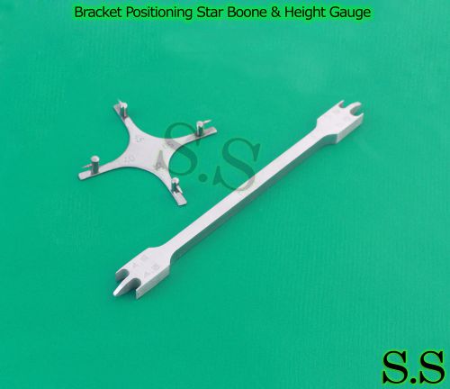 Bracket positioning star boone &amp; height gauge wick type orthodontic dental ce for sale