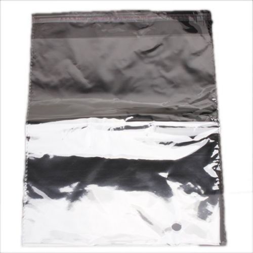 100pcs wholesale charms clear self adhesive seal plastic bags packing 20x27cm w for sale