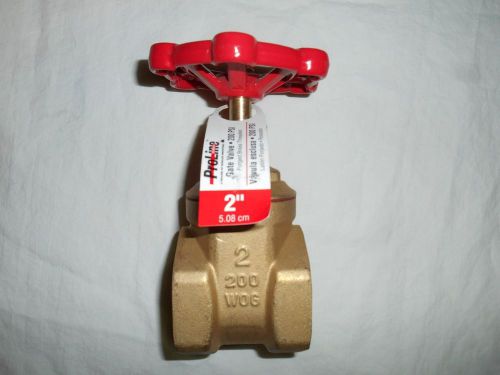 Mueller proline gate valve brass threaded 2in. 100-407nl 2&#034; 200 psi for sale