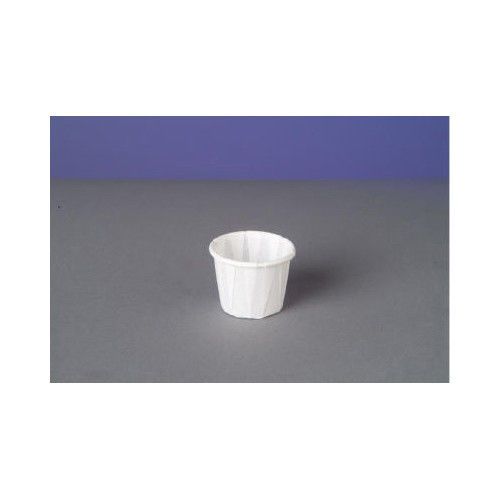 Genpak Paper Portion Squat Cups in White