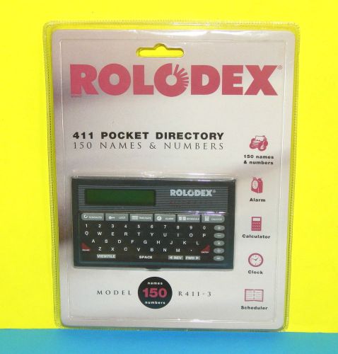 1993 ROLODEX 411 Pocket Directory SEALED (R411-3)
