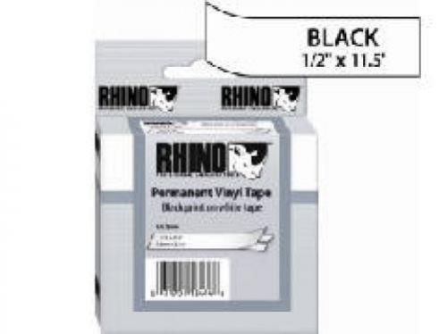New dymo 18444 rhino 1/2 white vinyl labels for sale
