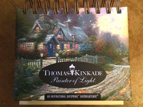 Thomas Kinkade &#034;Painter of Light&#034; - Flip Calendar (Not Year Specific) - NEW