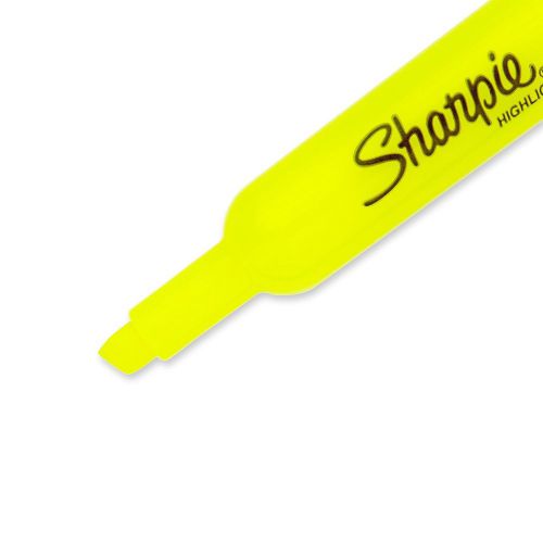 Sharpie Tank-Style Highlighters Fluorescent Yellow Bold Bright Pen Paper School