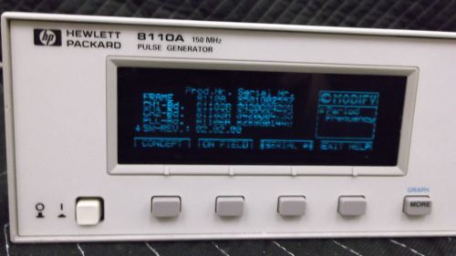 Hp agilent 8110a pulse generator 150 mhz options 81103a,81103a,81106a for sale