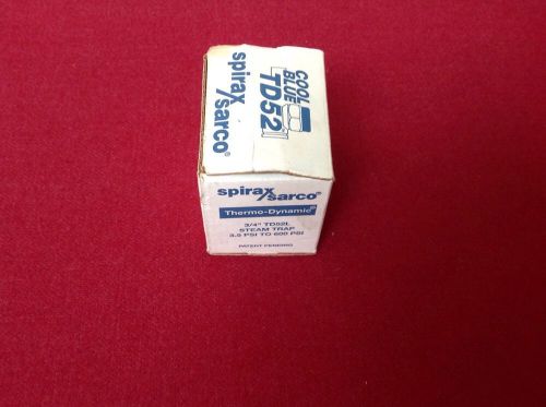 Spirax sarco td52 cool blue 3/4&#034; steam trap *new* for sale