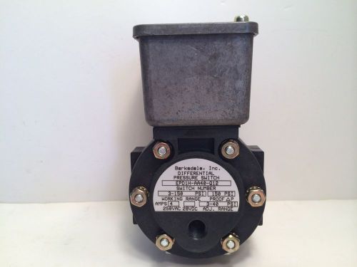 NEW! BARKSDALE DIFFERENTIAL PRESSURE SWITCH EPD1H-AA40-Q12 EPD1HAA40Q12