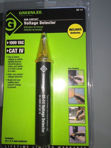 Greenlee gt-11 non-contact voltage detector pen for sale