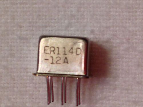 ER114D-12A  Electromechanical Relay DPDT 1ADC/0.25AAC 12VDC 390Ohm (25 pieces)