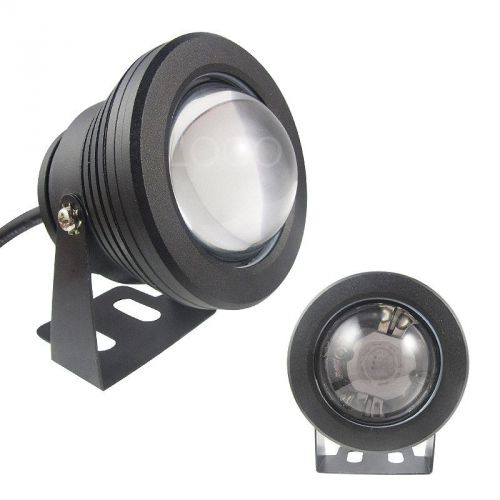 12V 10W Convex Lens LED Waterproof Light Spot Lamp Outdoor 1.2m Warm White3