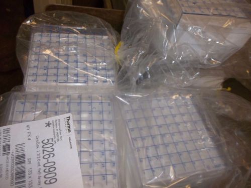 Nalgene 5026-0909 box of 10 cryobox 1.2/2.0ml 9x9 array pc 133x133x51mm    (k3) for sale