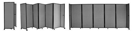 Portable partition wall great condition accordian style beige fabric 7&#039;6&#034;x14ft for sale