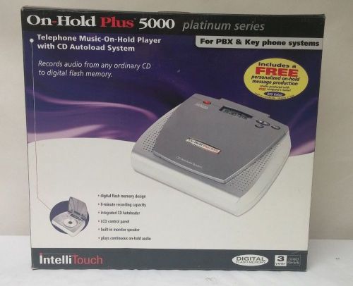 Onhold Plus 5000 Platinum Series Flash Memory or CD Player, Music On Hold