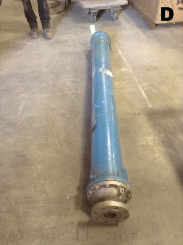 3&#034; 316 stainless steel heat exchanger w/ 3/8&#034; 316 stainless steel tubes 94-1/2&#034;l for sale