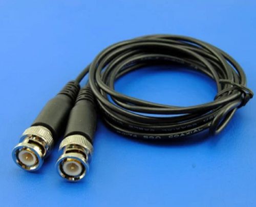 1PCS Connection Cable Q9-Q9 Microdot To BNC For Ultrasonic Flaw Detector