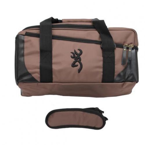 121008891 Browning Fortress Range Bag Shoulder Strap Black/Brown Polyester Canva