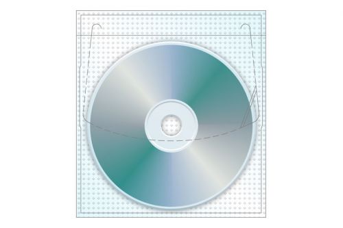 500 New Univenture Tamper Resistant Vinyl Adhesive CD DVD Safety-sleeve®  #10141