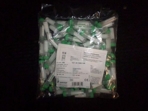 (100) Sarstedt 1.3mL Polypropelene MicroTubes, LH, Green US Code, 41.1393.105-
							
							show original title