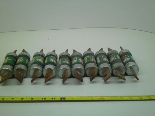 New! mixed lot of 10 fuses frn-r-150 -200 buss fuses fuse 600v bd free shipping! for sale