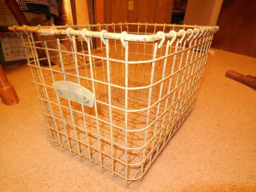 Vintage wire gym locker room  basket vintage recreational for sale