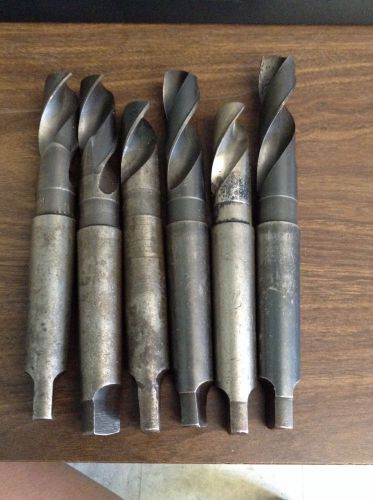 6 - 7/8&#034; DRILL BITS TAPERED SHANK