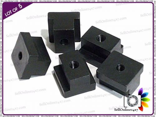 Pack of 5 pcs-t-slot nut 1/2 inc m12 slot nuts clamping steel black oxide finish for sale