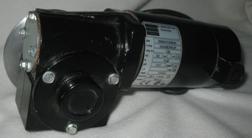 BODINE ELECTRIC CO.GEARMOTOR,TYPE:24A4BFPM-34,VOLTS:130,AMPS0.48,HP:1/17,AMBC40