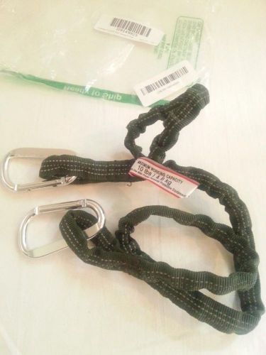 Tool Lanyard Dual Carbiners Stretchable Cord with Reflective Thread New no box